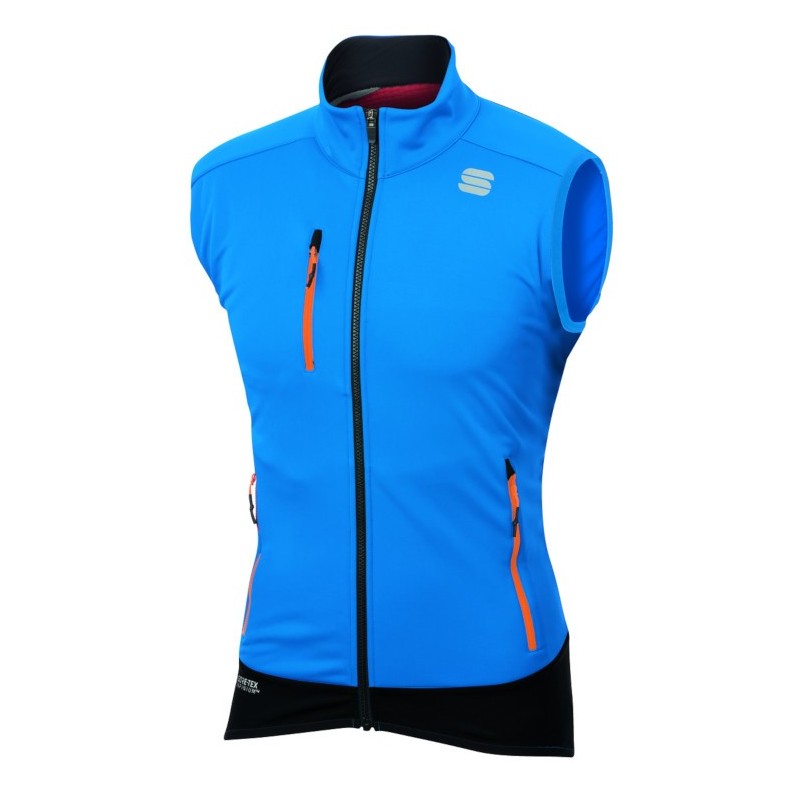 Training warme Weste Sportful Apex WS Brillantes Blau Training warme Weste Sportful Apex WS Brillantes Blau